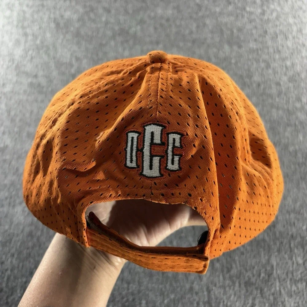 Orange County Choppers Orange Mesh Baseball Hat/Cap Bio-Domes Headgear Strapback
